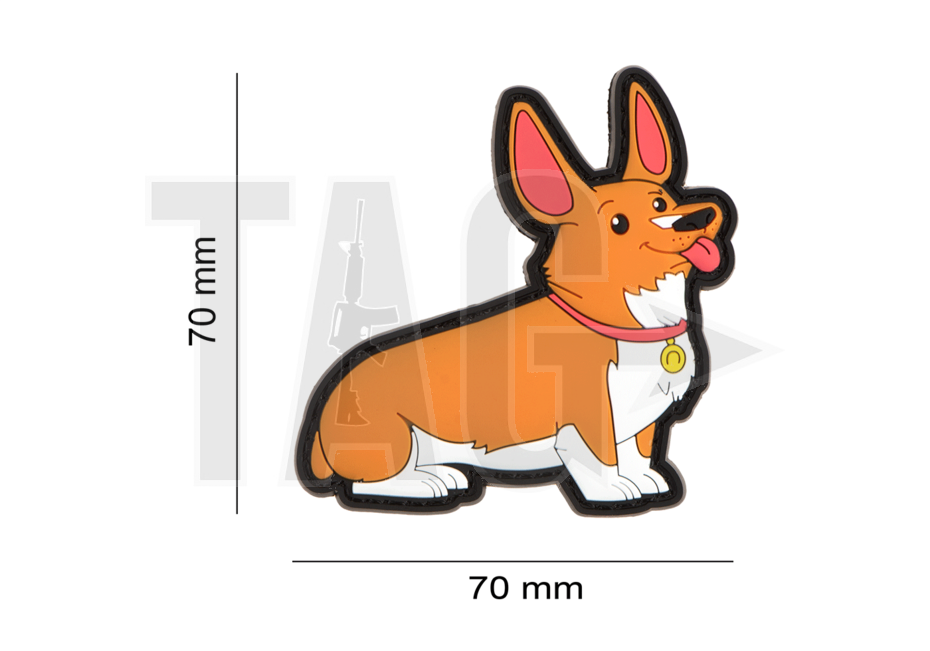 Airsoftology Happy Corgi Patch Airsoftology