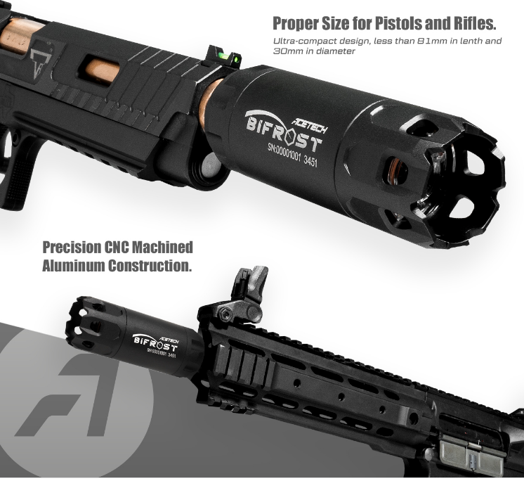 ACETECH BIFROST with M14- to M11+ adaptor