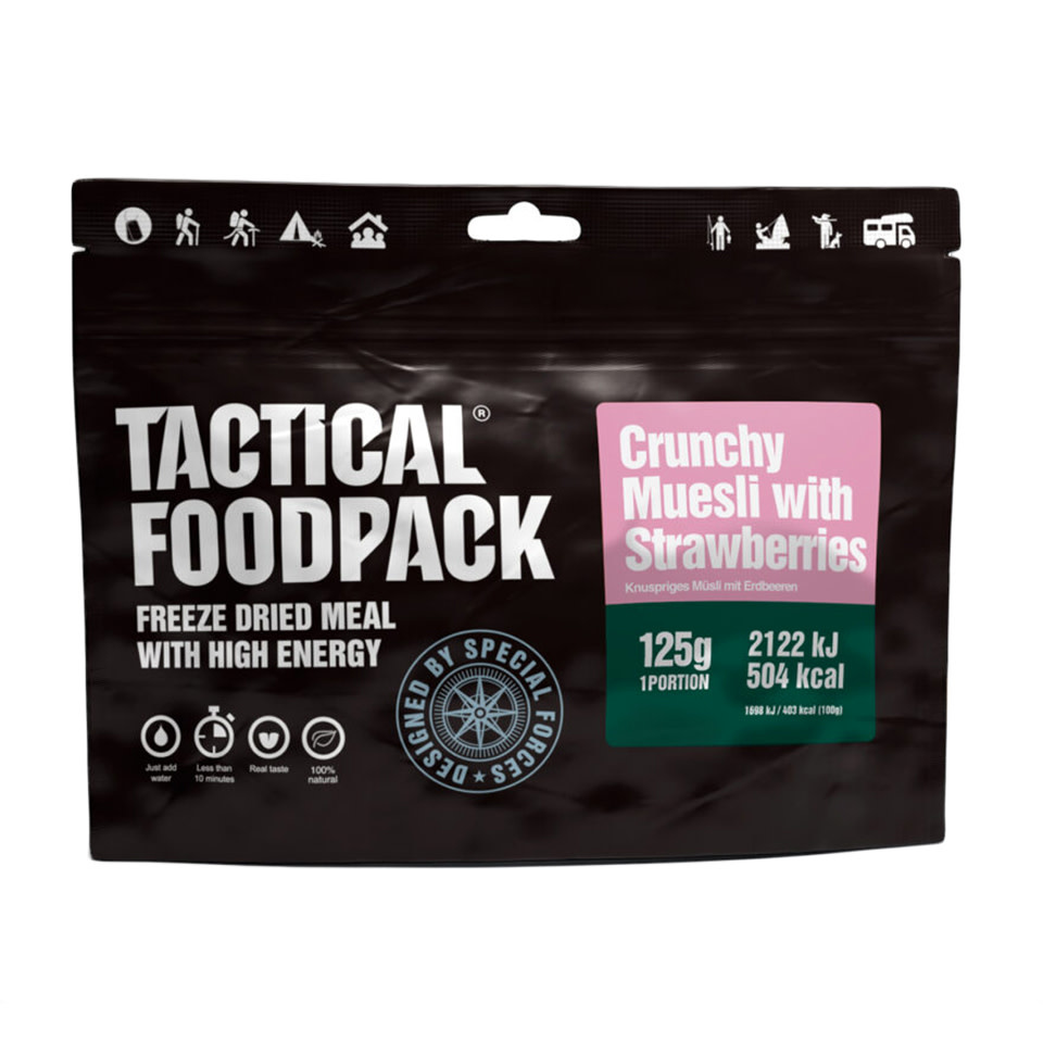 Tactical Foodpack Tactical Foodpack Crunchy Muesli with Strawberries 125g