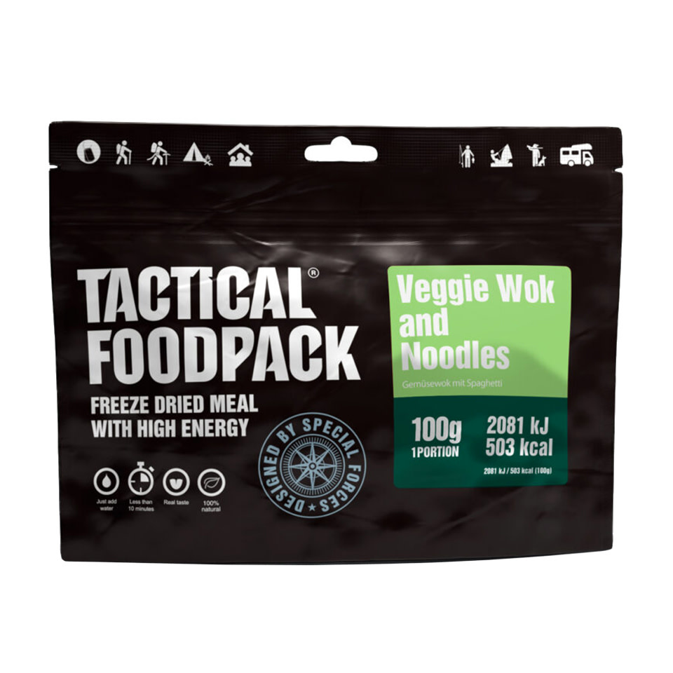 Tactical Foodpack Veggie Wok und Nudeln 100g