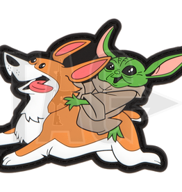 Airsoftology Airsoftology Baby Y grogu Riding Corgi Patch