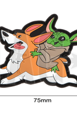 Airsoftology Baby Y grogu Riding Corgi Patch