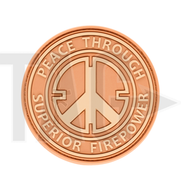 Peace Rubber Patch Pvc (desert)