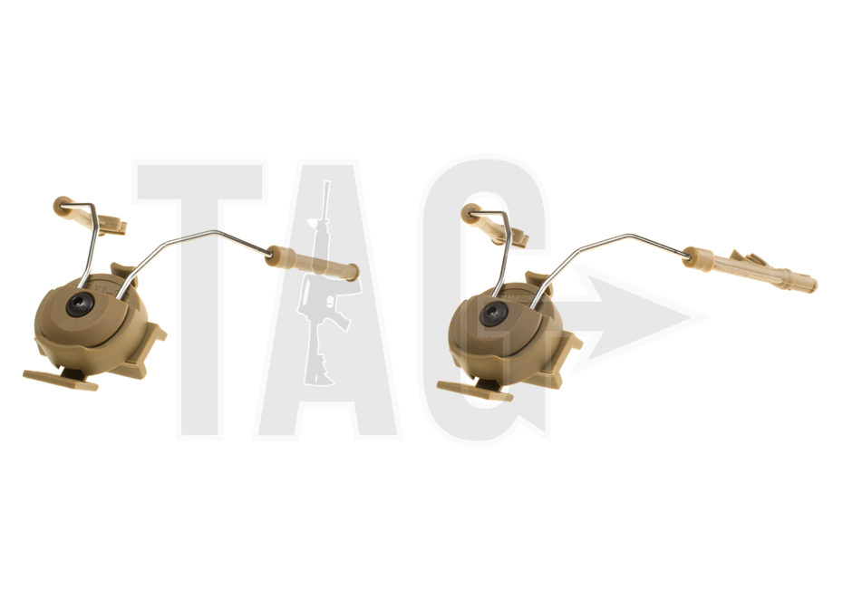 Z-Tactical Comtac Helmet Rail Adapter Set Dark earth