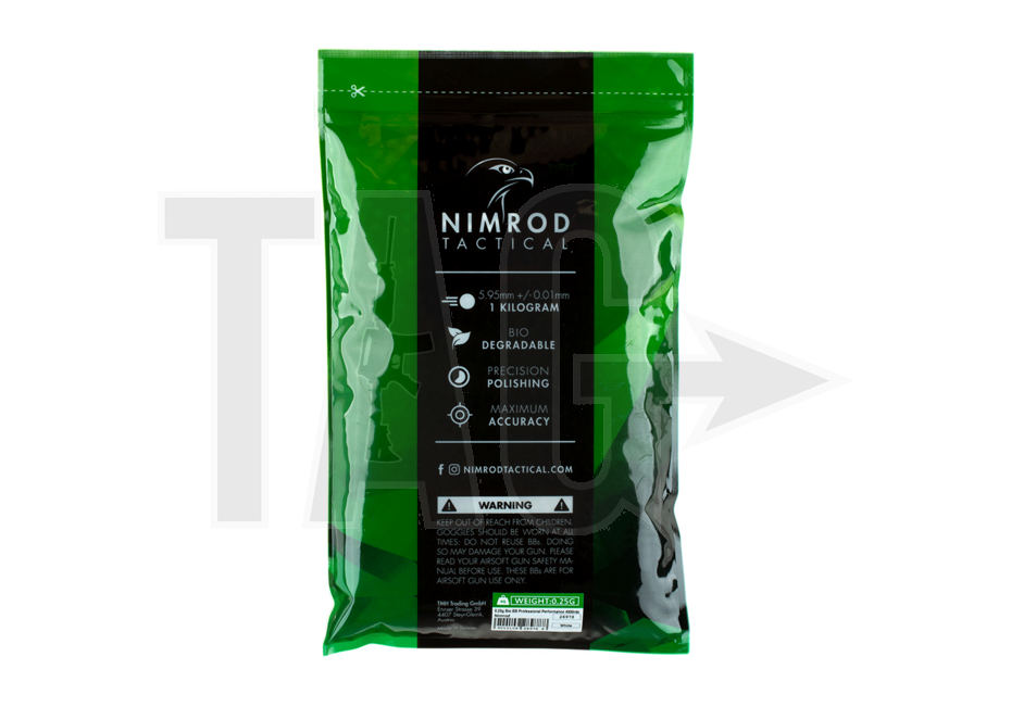 nimrod 0.25g Bio BB Professional Performance 4000rds