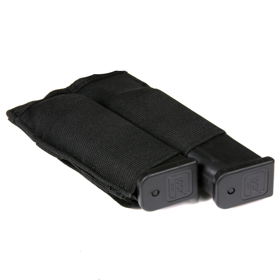 101 inc DOUBLE ELASTIC MAGAZINE PISTOL POUCH