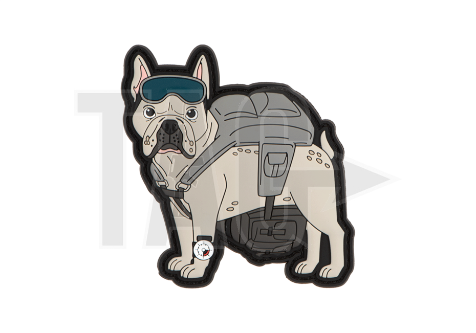 Airsoftology Frenchie - Fallschirmjäger Französische Bulldogge Patch