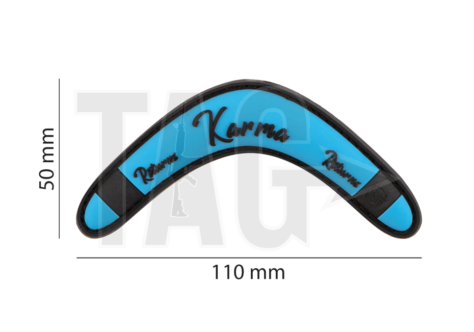 JTG JTG Karma Returns Rubber Patch Blue