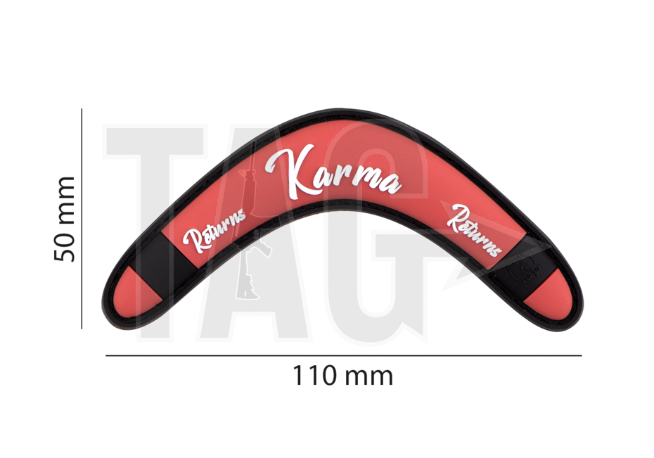 JTG JTG Karma Returns Rubber Patch rose