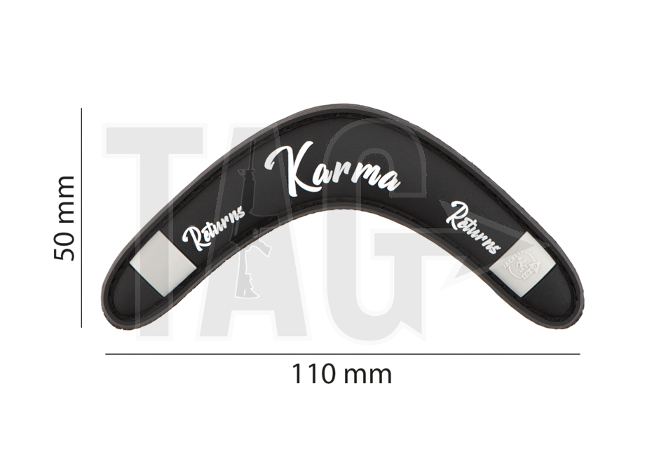 JTG JTG Karma Returns Rubber Patch Black