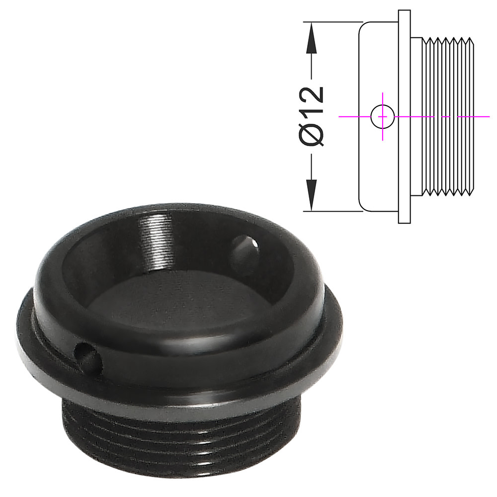 MAXX Model Hopup Chamber Inlet Adaptor (OD12mm)