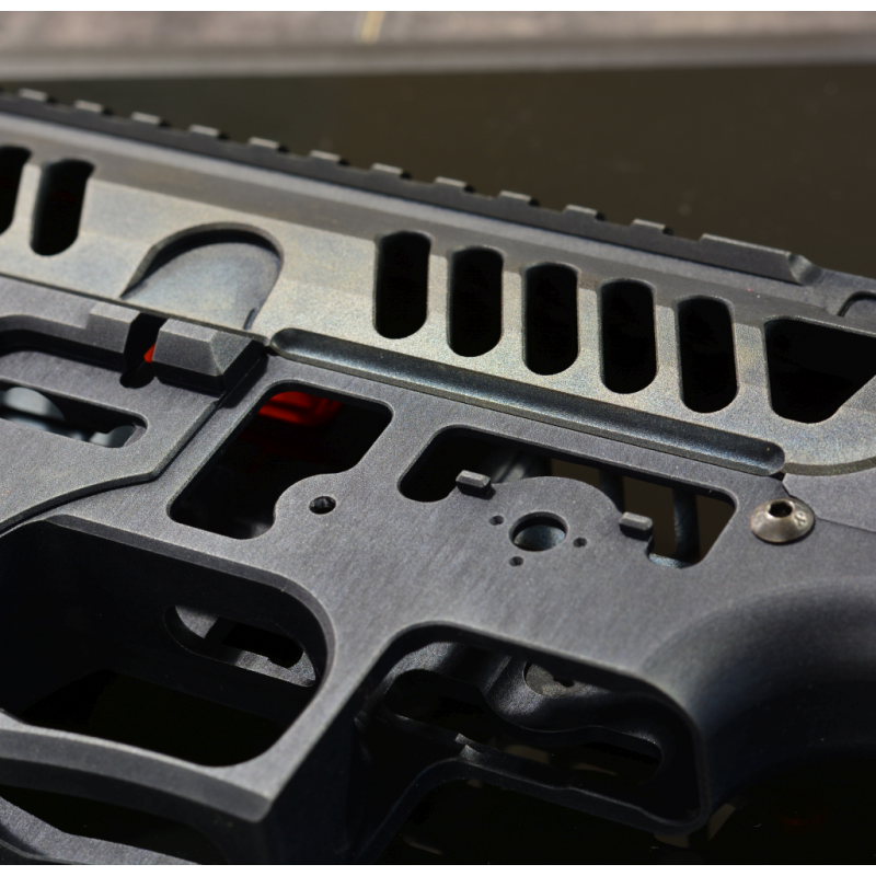 Mancraft M4 AR15 Skeleton Body Gold tactical airsoft gear