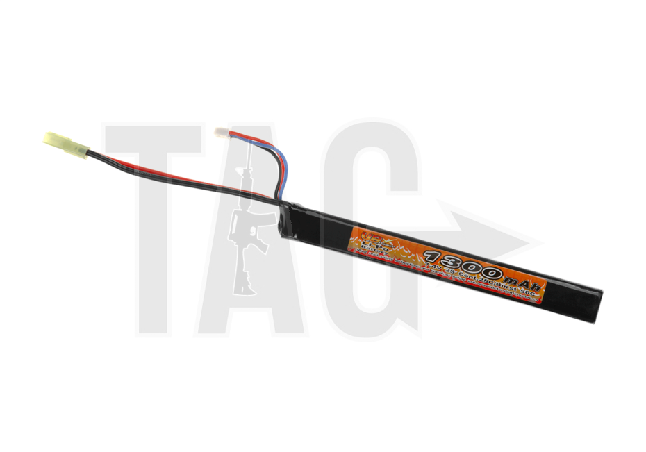 Lipo 7.4V 1300mAh 25C AK Type