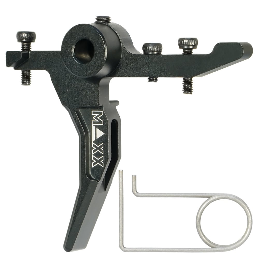 MAXX CNC Aluminium Advanced Speed Trigger (Style C) (Schwarz) Für MTW