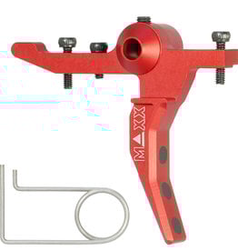 MAXX CNC Aluminum Advanced Speed Trigger (Style C) (Red) For MTW