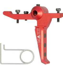 MAXX Maxx CNC Aluminum Advanced Speed Trigger (Style E) (Red) For MTW