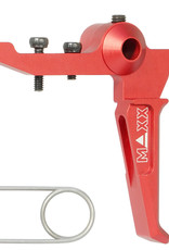 MAXX CNC Aluminum Advanced Speed Trigger (Style E) (Red) For MTW