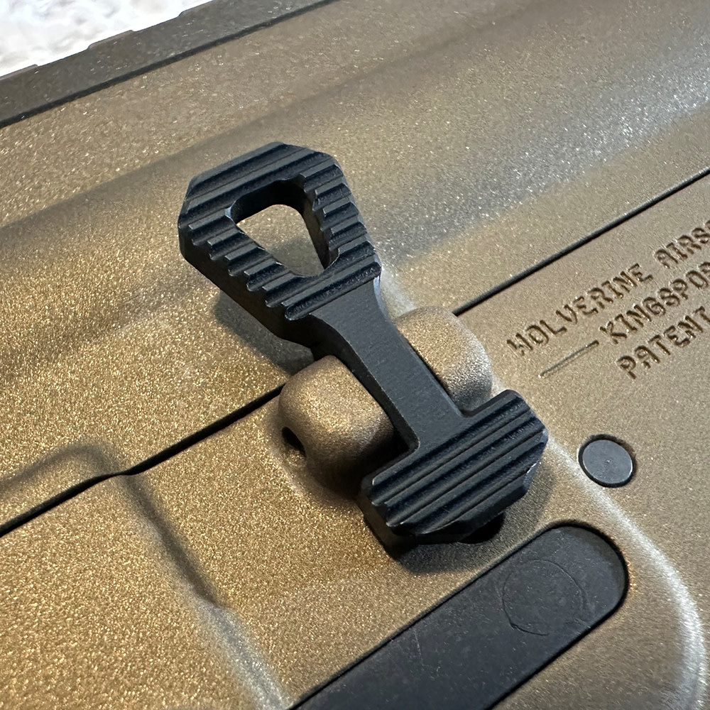 MAXX CNC Aluminum Enhanced Bolt Catch (Style A) (Black) For MTW