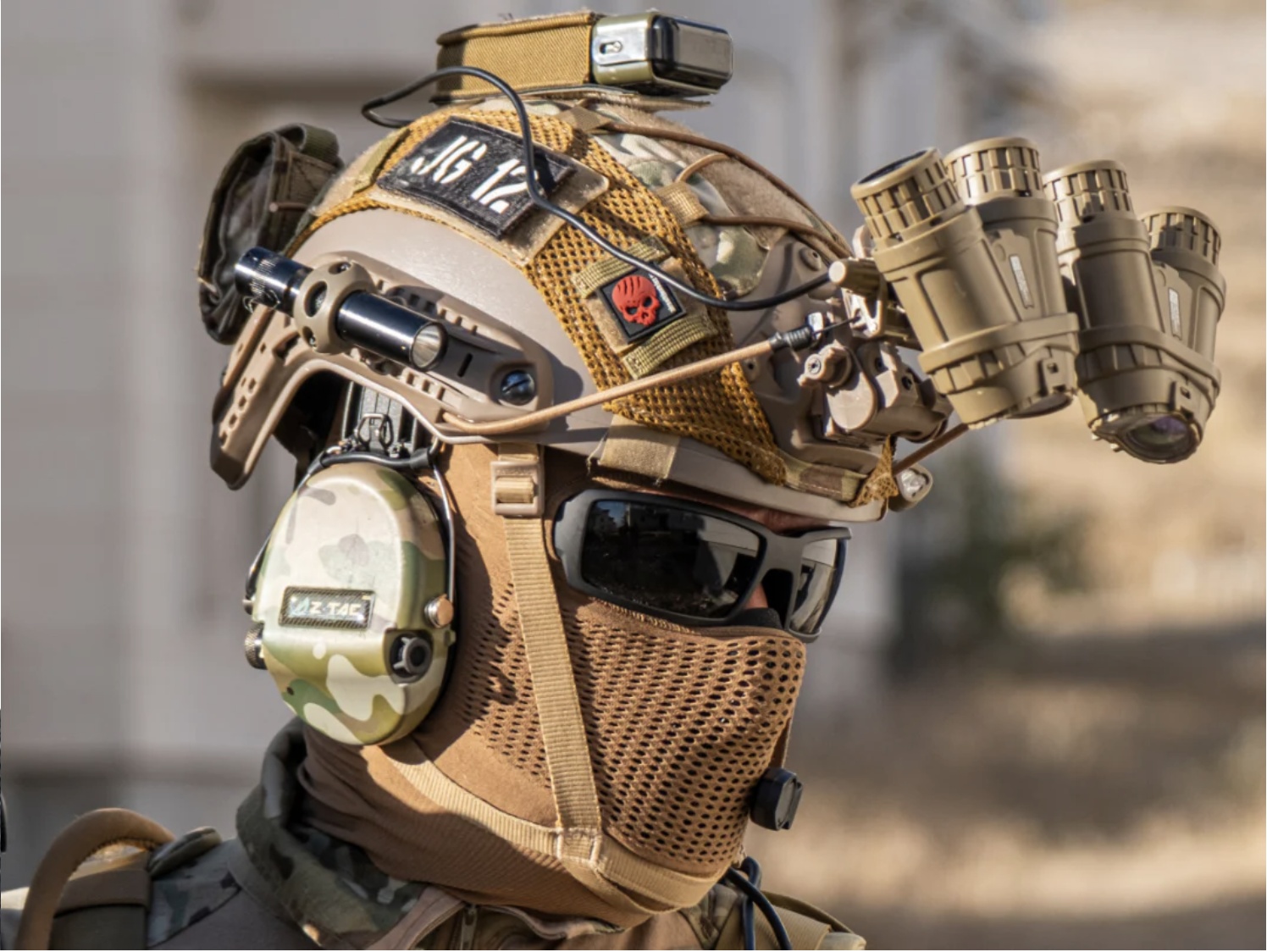 nb tactical ghost mask fortis v2