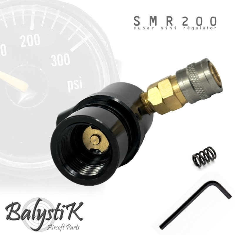 Balystik Balystik SMR200 HPA regulator with 40 inch macroflex Braided hose US