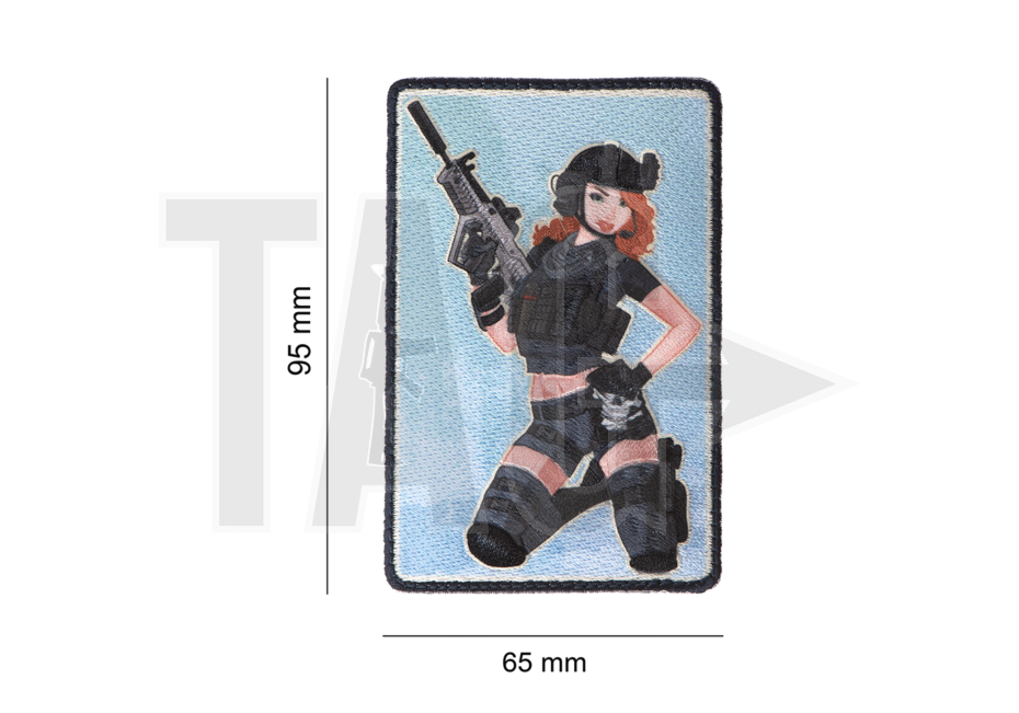 Airsoftology Airsoftology Pinup Girl Black Ops Woven Patch