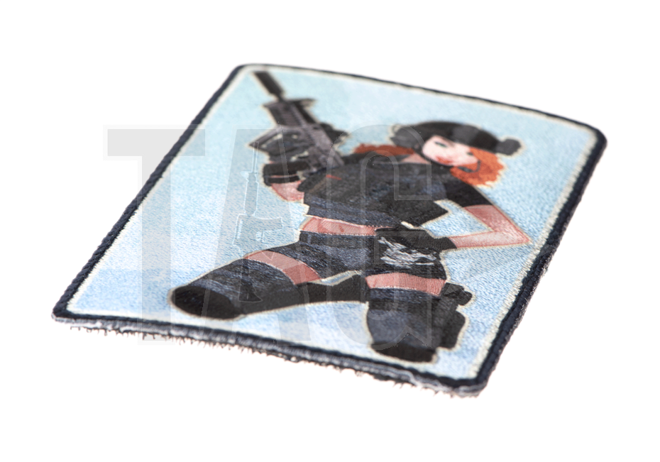 Airsoftology Pinup Girl Black Ops Woven Patch