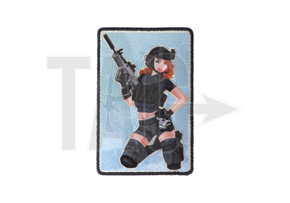 Airsoftology Airsoftology Pinup Girl Black Ops Woven Patch