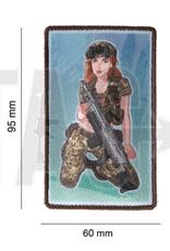 Airsoftology Pinup Girl Army Ranger Woven Patch