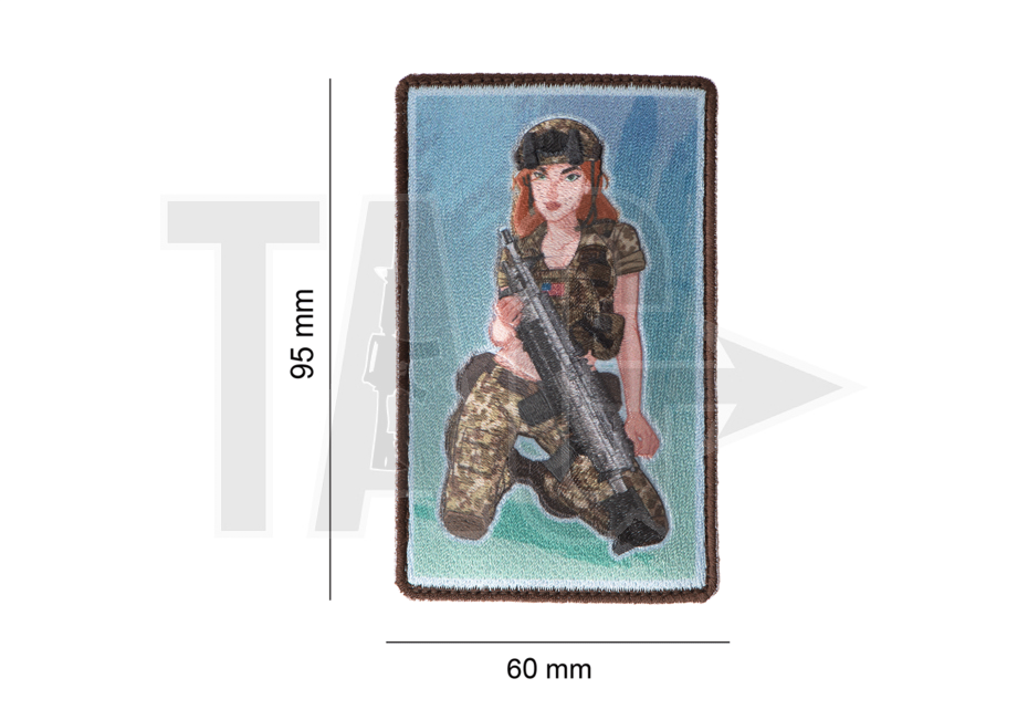 Airsoftology Airsoftology Pinup Girl Army Ranger Woven Patch