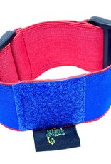 TAG-SHOP ® Camaleon Camaleon  Team Strap 2-color V2  velcro for patch (Red-Blue)