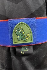 TAG-SHOP ® Camaleon Team Strap 2-color vita velcro for patch (Red-Blue