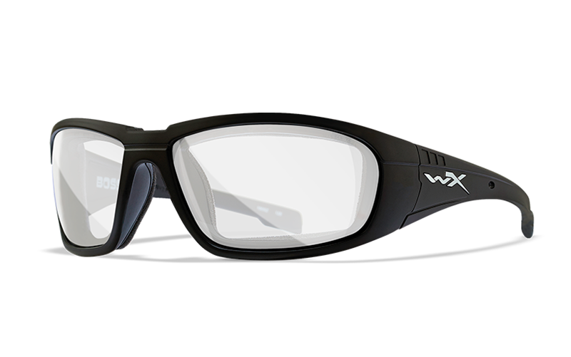 WileyX BOSS , clear, matt black