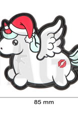 JTG JTG Christmas Unicorn Rubber Patch