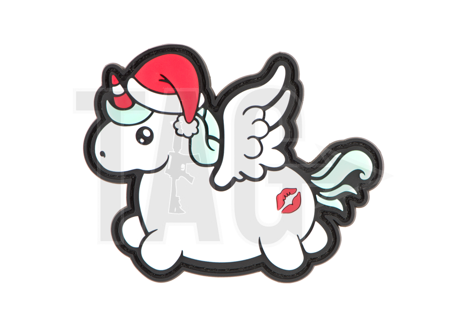 JTG JTG Christmas Unicorn Rubber Patch