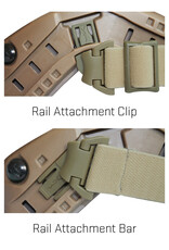 WileyX SPEAR RAS ARC Rail - Black Rail Attachement System