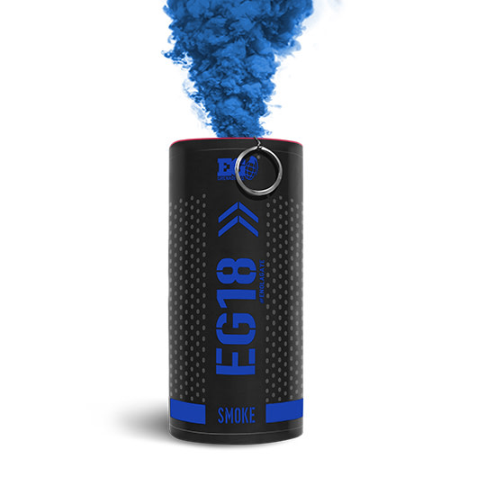 Enola Gaye EG18 Assault WirePull Smoke Grenade- Blue