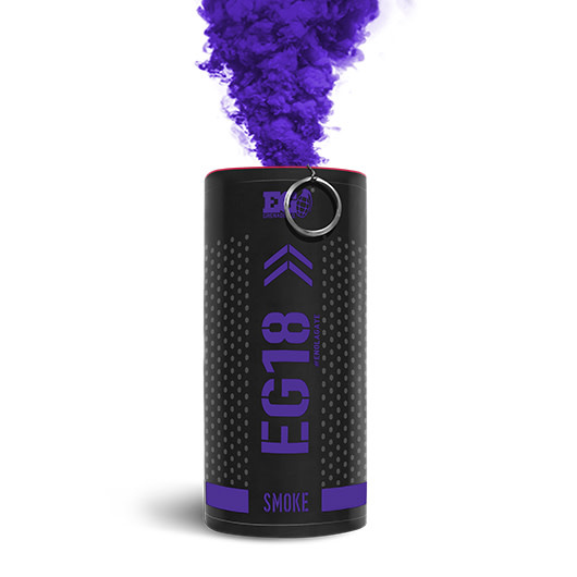 Enola Gaye EG18 Military Smoke Grenade Purple