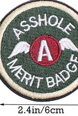 Asshole Merit Badge