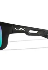 WileyX WX ASPECT Lenses: CAPTIVATE™ Polarized Green Mirror Frame: Matte Black