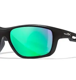 WileyX WX ASPECT Lenses: CAPTIVATE™ Polarized Green Mirror Frame: Matte Black