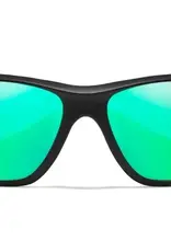 WileyX WX ASPECT Lenses: CAPTIVATE™ Polarized Green Mirror Frame: Matte Black