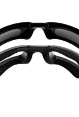 WileyX WX OZONE Gläser: Silver Flash Rahmen: Mattes Anthrazit, verblasst zu Grau