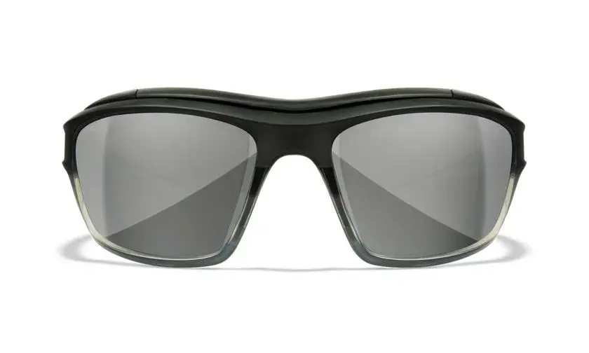 WileyX WX OZONE Lenses: Silver Flash Frame: Matte Charcoal fade to Gray