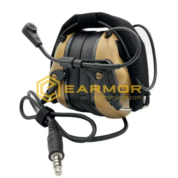 OPSMEN Earmor M32-MOD4 TN Professioneller elektronischer Ohrenschützer TAN M32-MOD3 TN