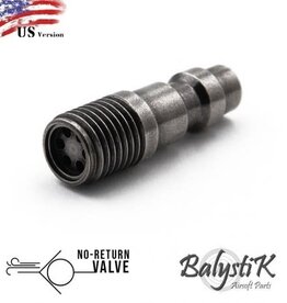 Balystik HPA no return valve male fitting for GBB magazine US Version