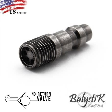 Balystik BalystiK HPA no return valve male fitting for GBB magazine US Version