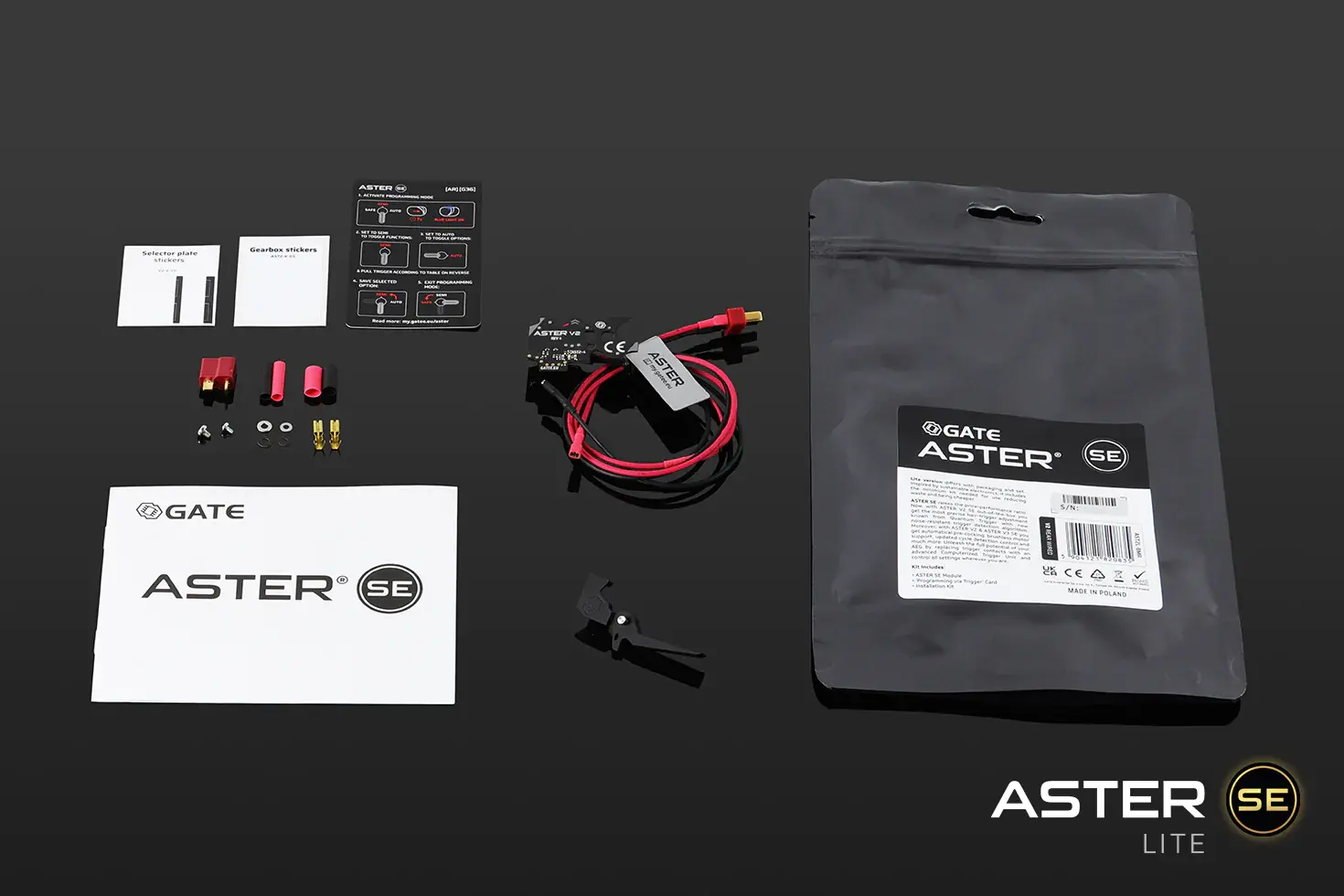 Gate Gate Aster V2 SE Expert + Quantum Trigger - Rear Wired