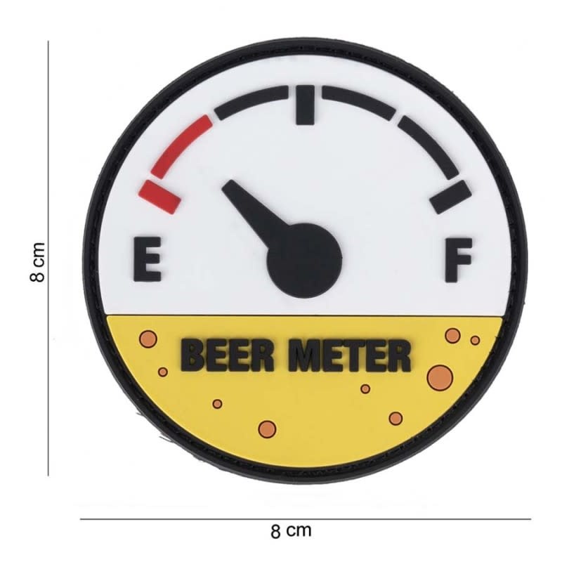 101 inc Patch 3D PVC Beer meter#9061