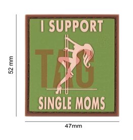 Copy of I Support Single Mums Rubber Patch swat