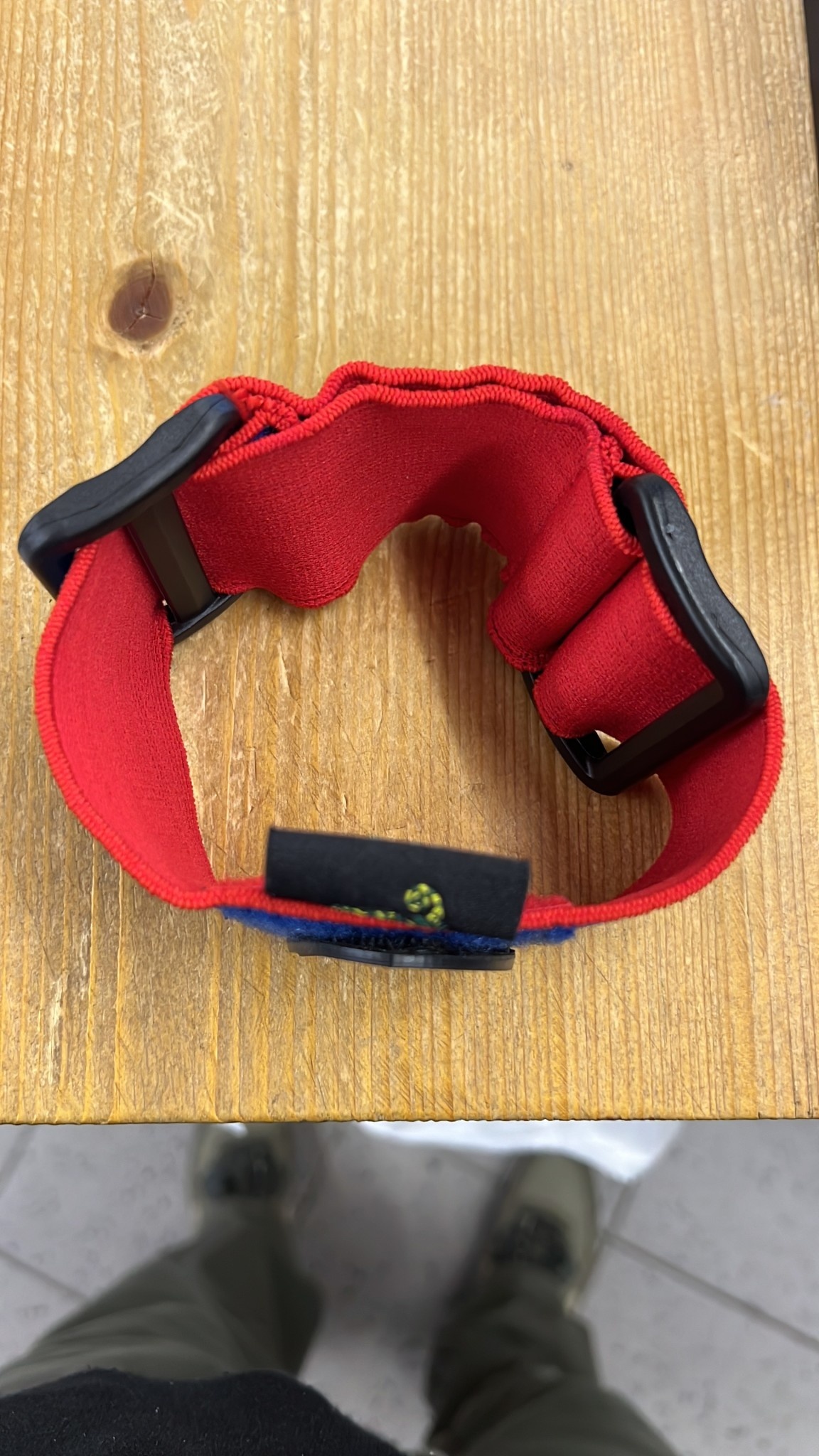 Camaleon Camaleon  Team Strap 2-color V2  velcro for patch (Red-yellow)